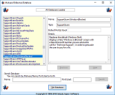 Database window - click to enlarge