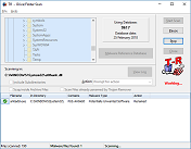 Drive scan window - click to enlarge